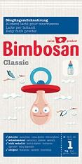 Classic (previously "Traditional milk") For babies who like to drink the classics from the Bimbosan range. from 1 Day